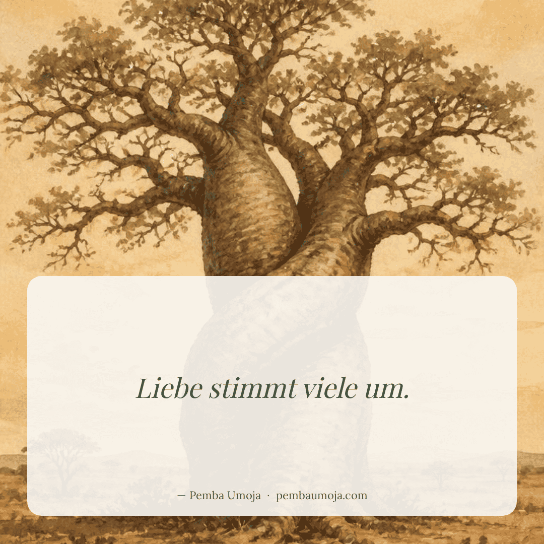 Liebe stimmt viele um.