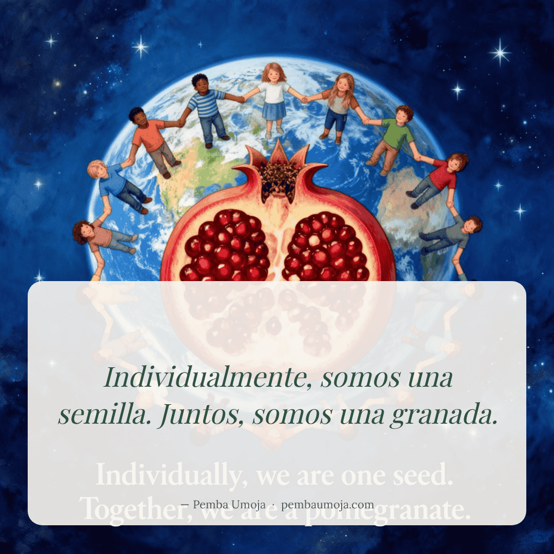 Individualmente, somos una semilla. Juntos, somos una granada.