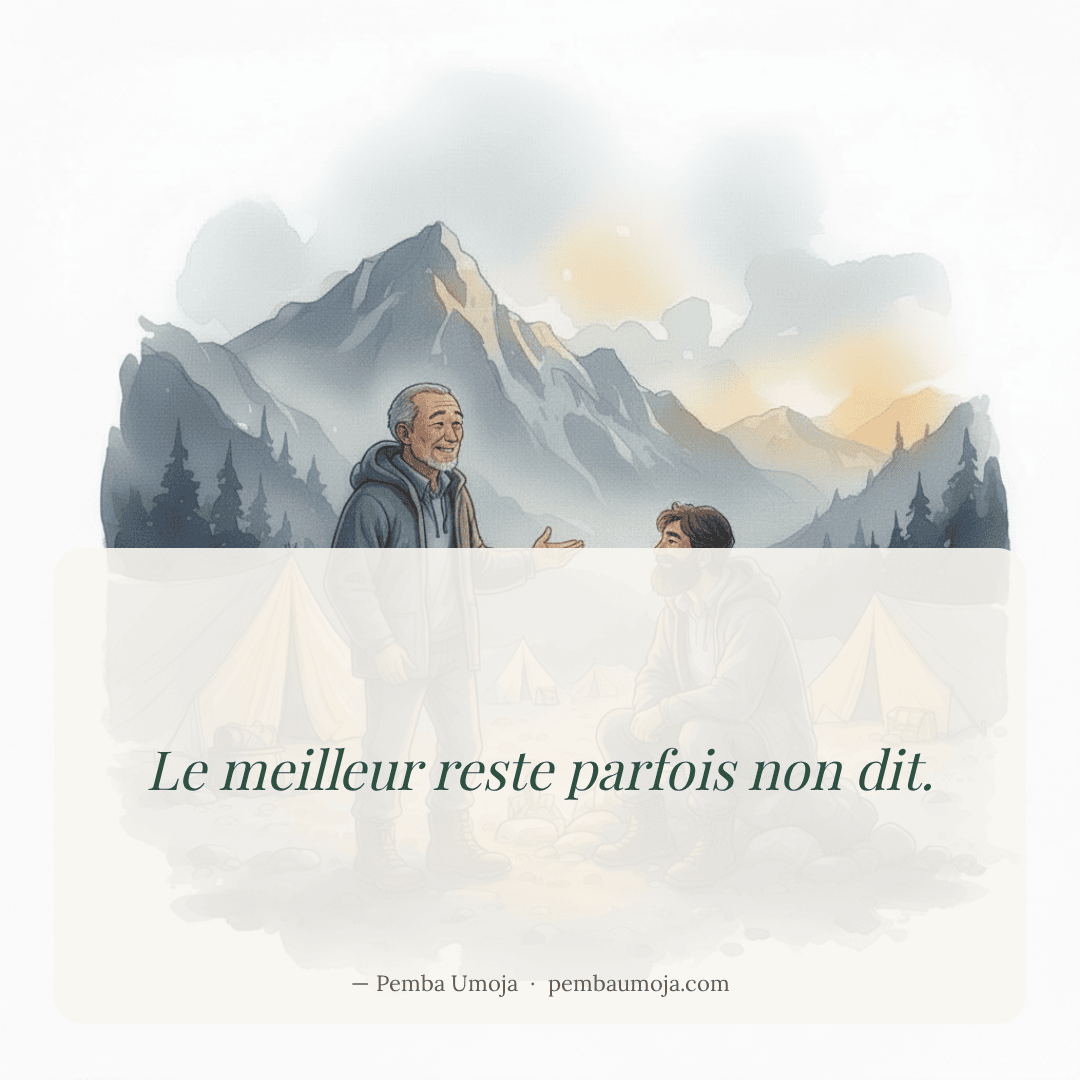 Le meilleur reste parfois non dit.