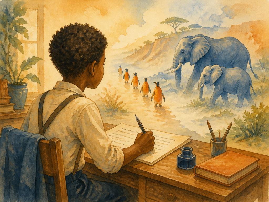 Pingüinos naranjas — a story by Pemba Umoja