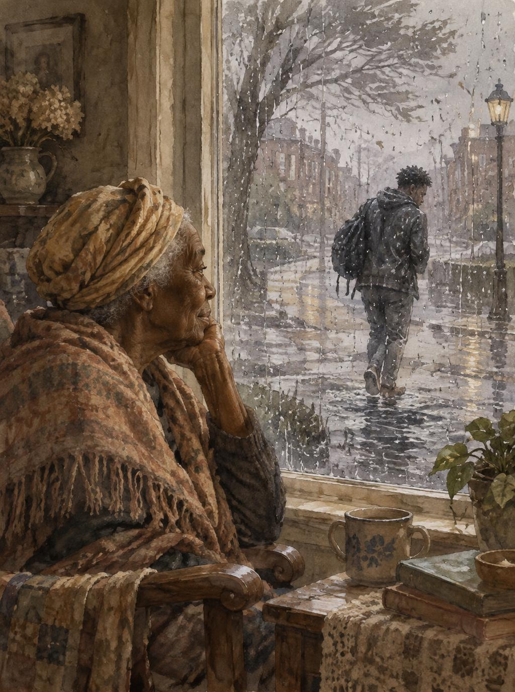 Gotas de lluvia — a poem by Pemba Umoja